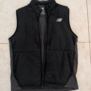 New Balance Running NB Heat Grid Vest / zip up men's size large